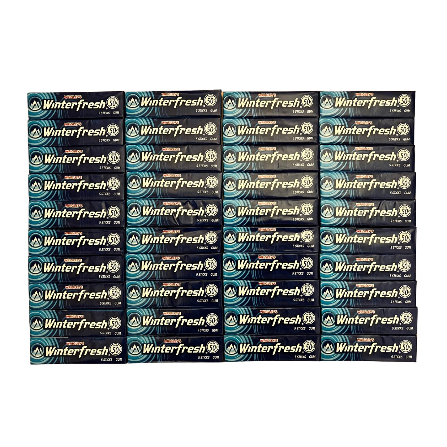 Wrigley's Winterfresh Kaugummi, 40 Packungen (40 x 5 Streifen)