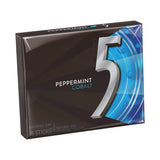 5 Gum Cobalt Peppermint Kaugummi, 10 Packungen (150 Streifen)