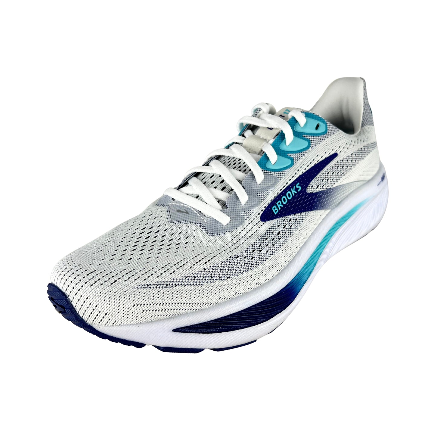 Brooks Ghost 17 Herren white/beacon blue/ipanema 1104421D135