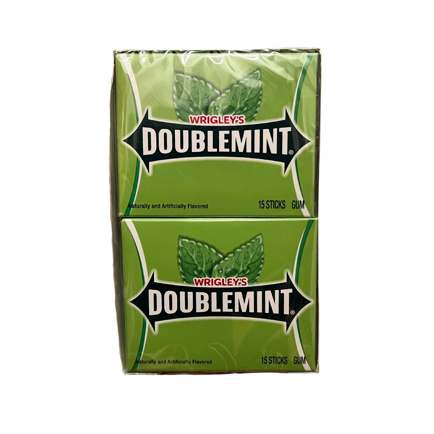 Wrigley's Doublemint Kaugummi, 10 Packungen (10 x 15 Streifen)