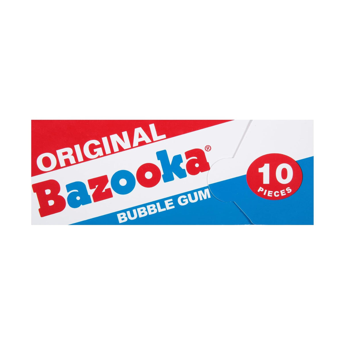 Bazooka Original Bubble Gum Throwback, 12 Päckchen à 10 Stück (insgesamt 120 Stück)