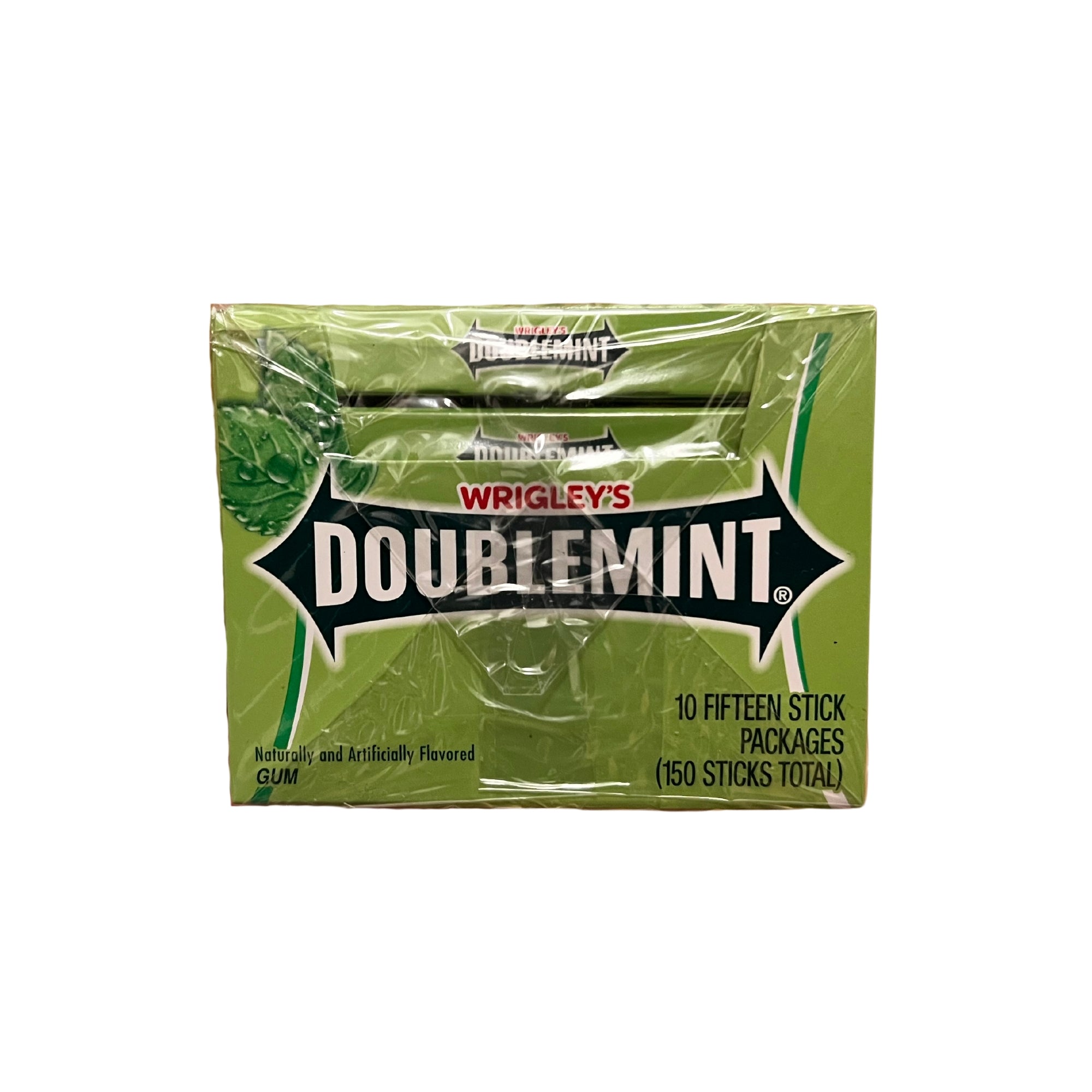 Wrigley's Doublemint Kaugummi, 10 Packungen (10 x 15 Streifen)