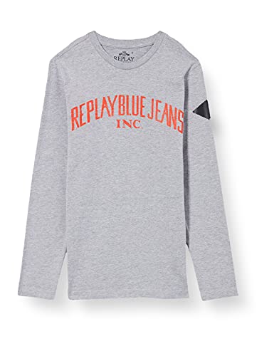 REPLAY Longsleeve, Rundhals Kinder Grau - 6A / 118