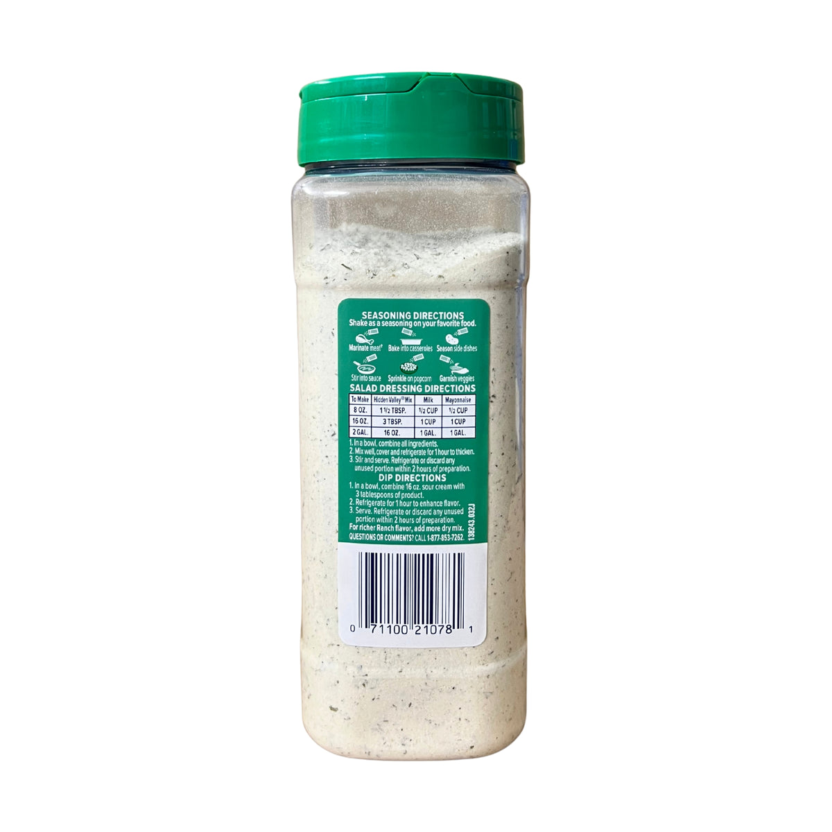 Hidden Valley Original Ranch Salad Dressing and Seasoning Mix 453 g (16 oz)