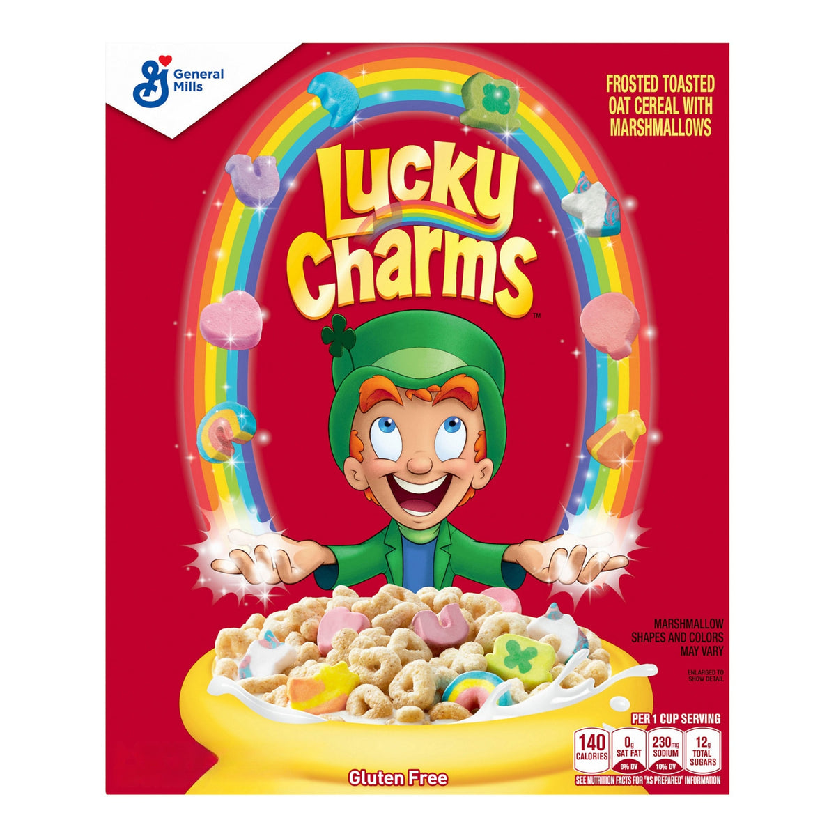 Lucky Charms Cerealien mit Marshmallows aus den USA 652 g