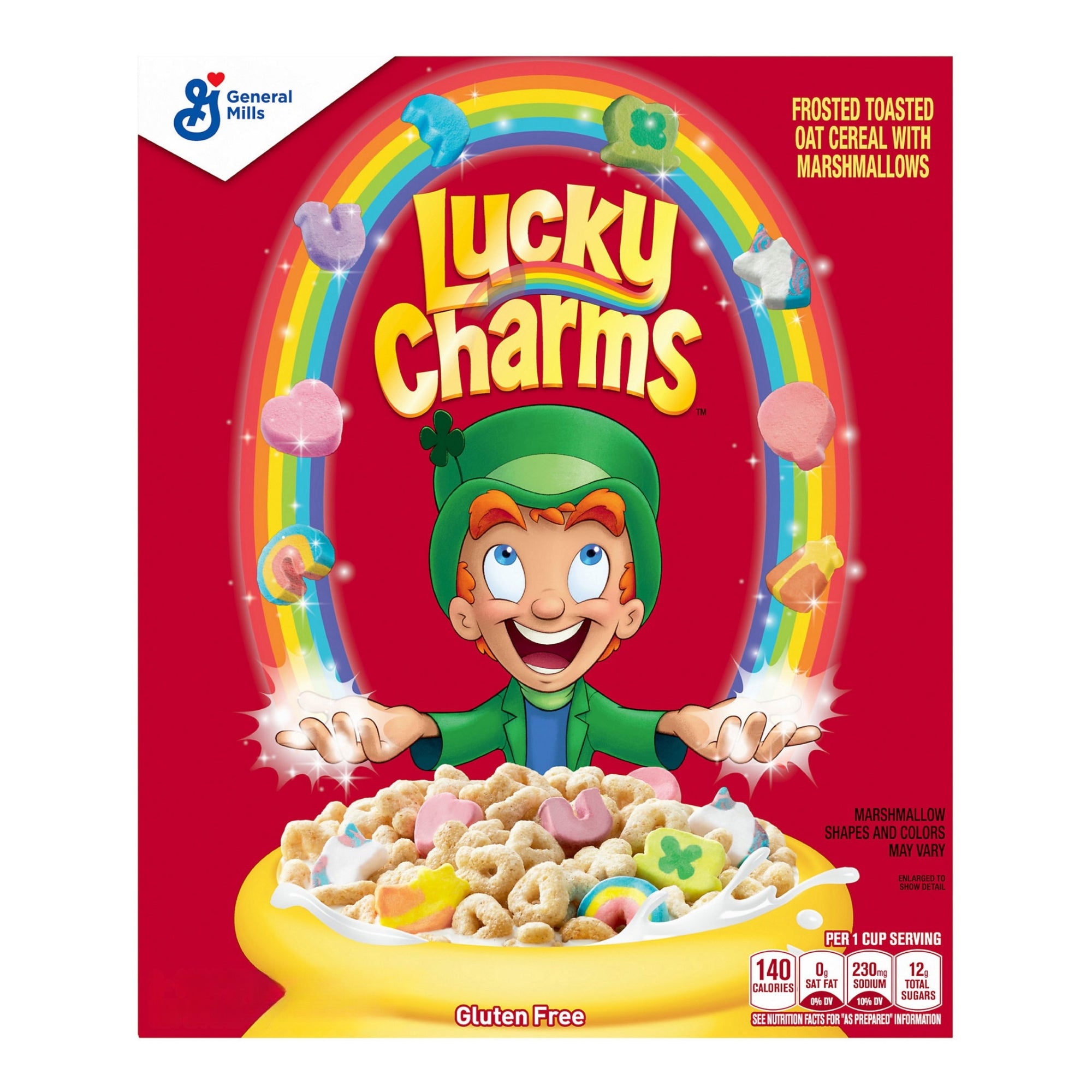 Lucky Charms Cerealien mit Marshmallows aus den USA 652 g