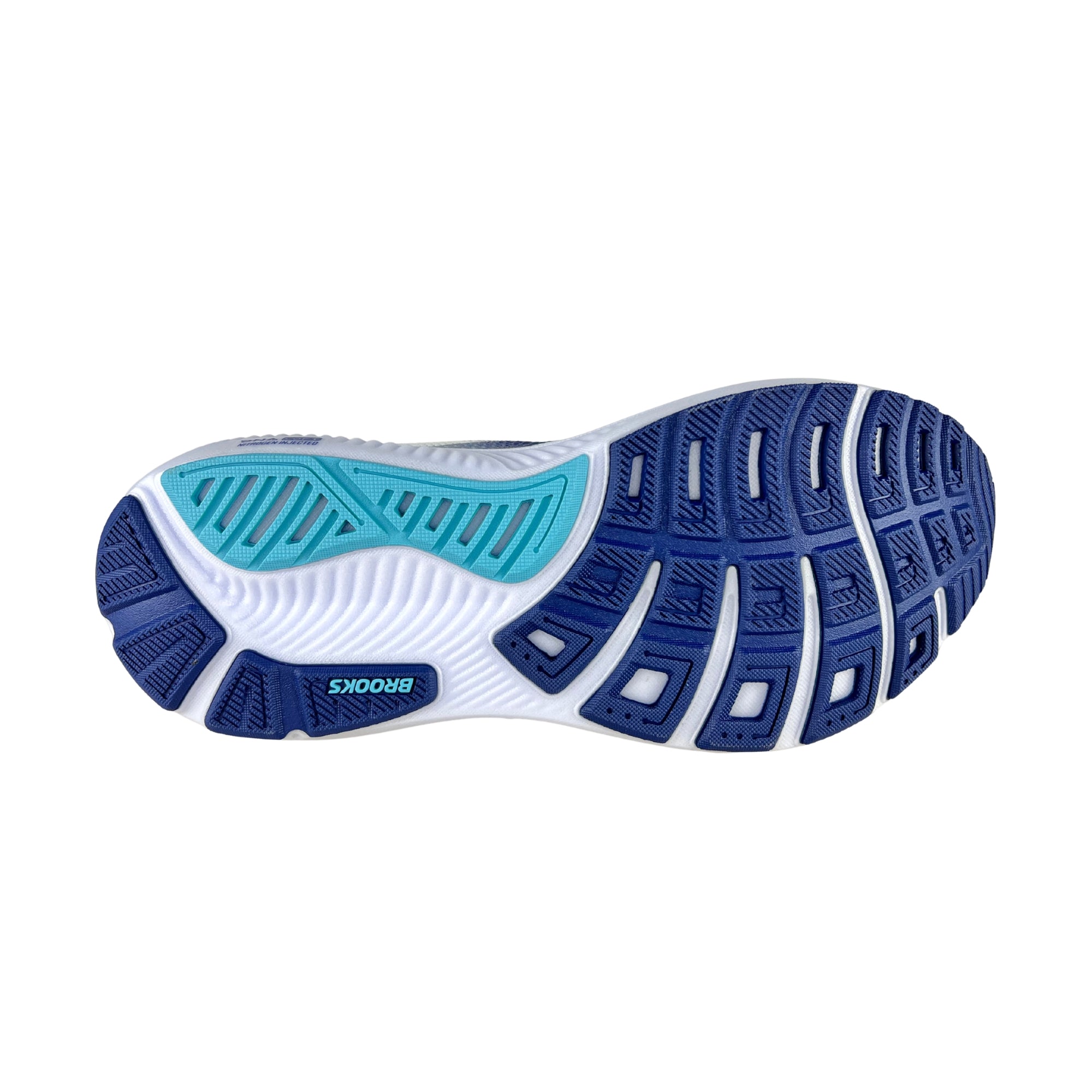 Brooks Ghost 17 Herren white/beacon blue/ipanema 1104421D135