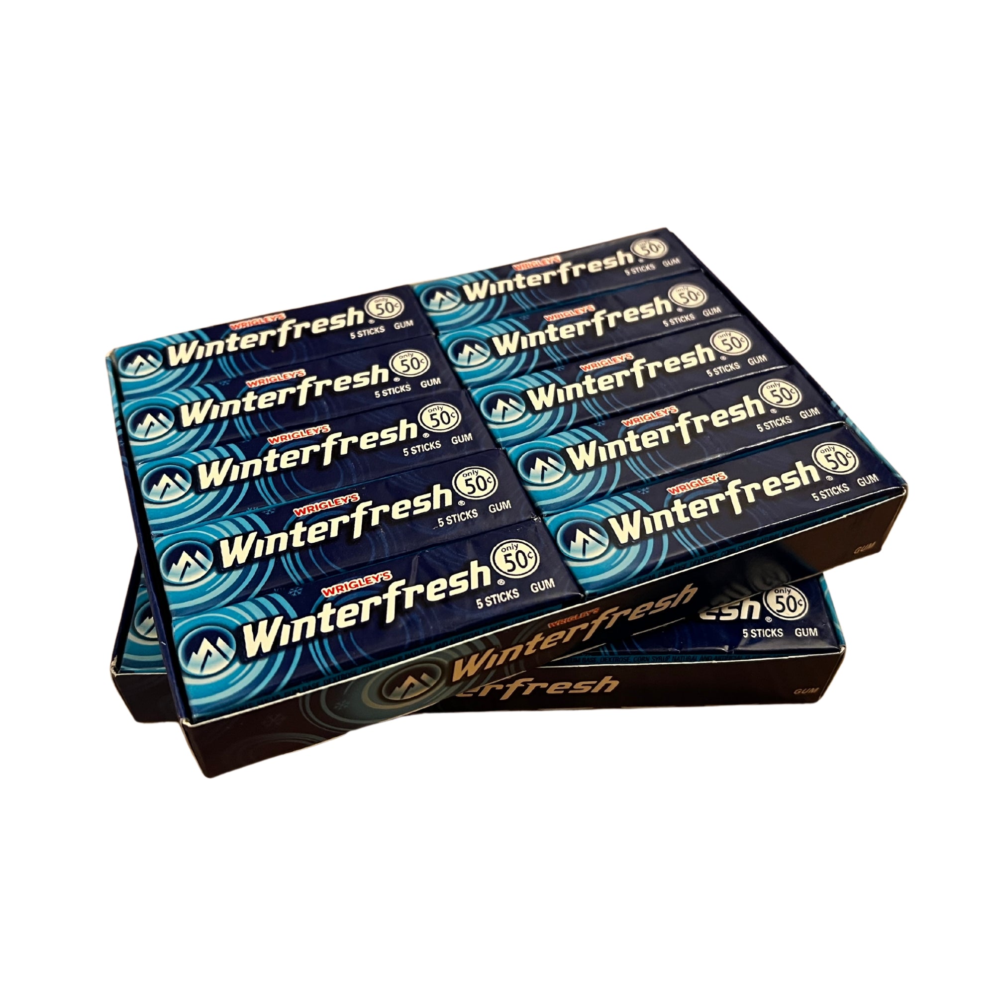 Wrigley's Winterfresh Kaugummi, 40 Packungen (40 x 5 Streifen)