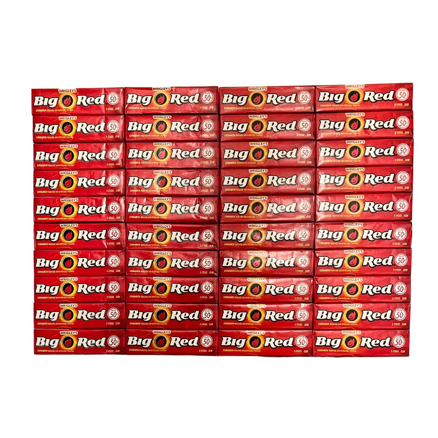 Wrigley's Big Red Kaugummi, 40 Packungen (40 x 5 Streifen)