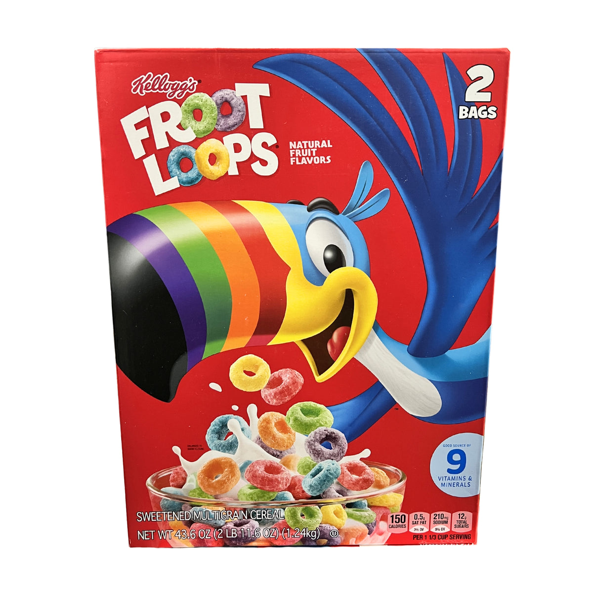 Kellogg's Froot Loops - USA Import 1,24 kg (43.6 oz)