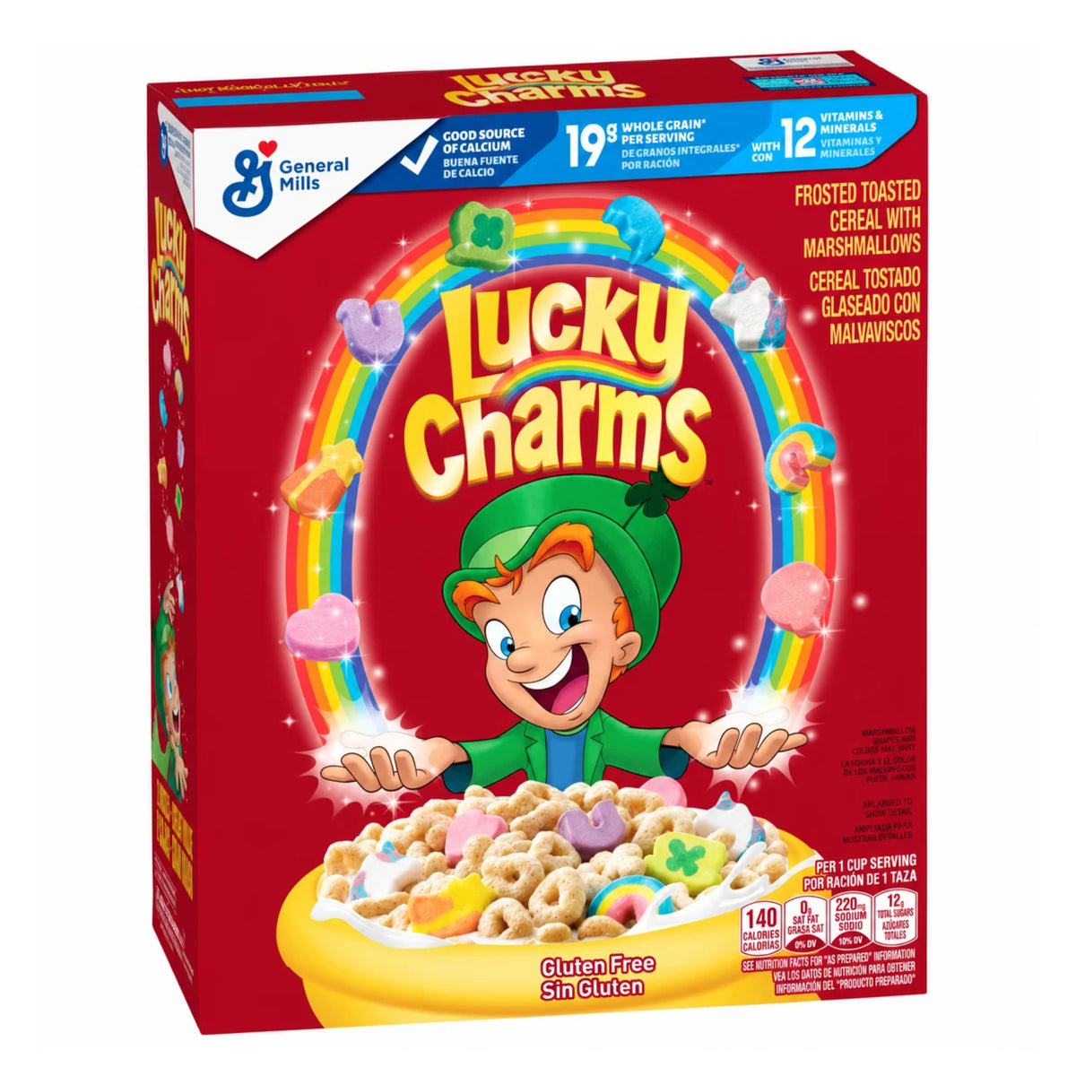 Lucky Charms Cerealien mit Marshmallows aus den USA 652 g
