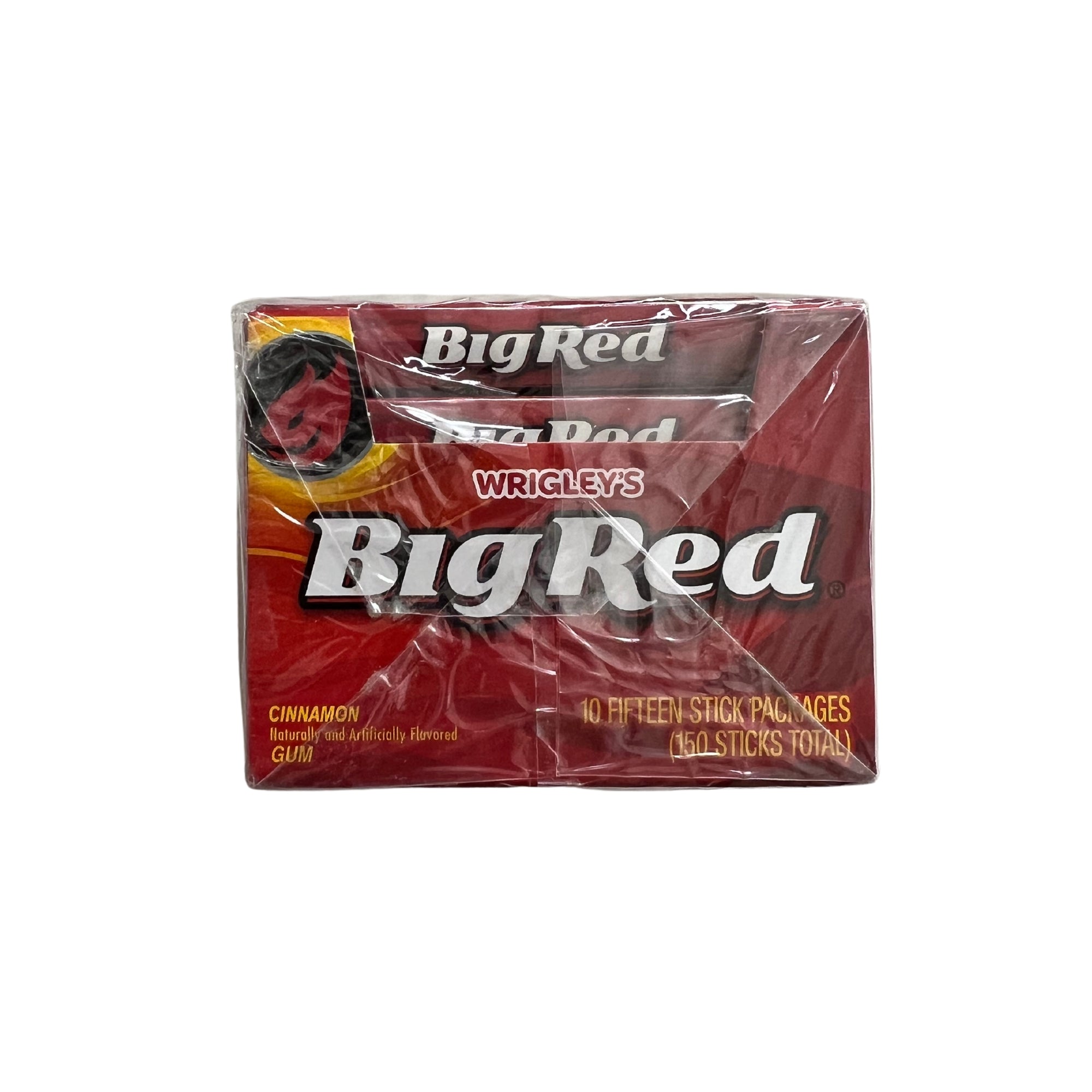 Wrigley's Big Red Kaugummi, 10 Packungen (10 x 15 Streifen)
