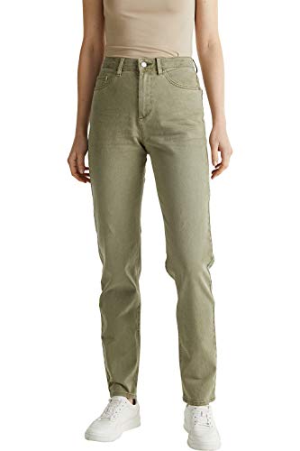 Esprit Damen Slim Fit Jeans khaki, XA0010532