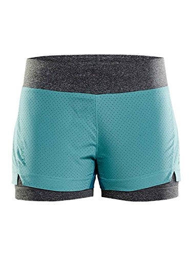 CRAFT Breakaway 2in1 Shorts  Shorts galactic/dark grey melange Damen, 1904954-2610