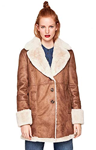 Pepe Jeans Women's Iliana PL401538 Coat, Camel