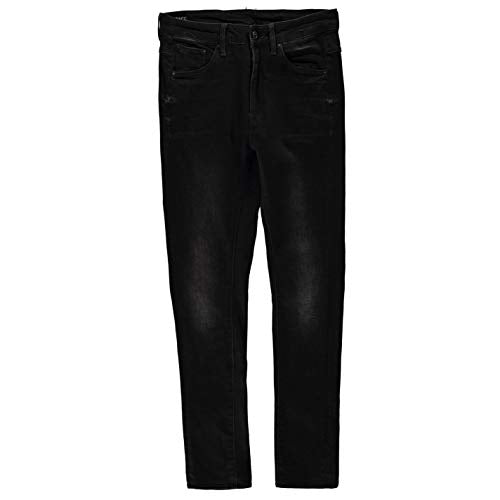 G-Star attc lw boyfrnd Damen Jeans Tapered Fit intr blck strtch dnm dk aged 60894-6544-89