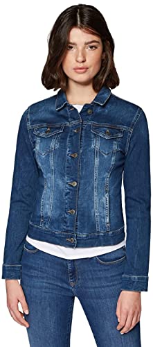 MAVI Jeans-Jacke Daisy, Umlegekragen Damen Schwarz - XS