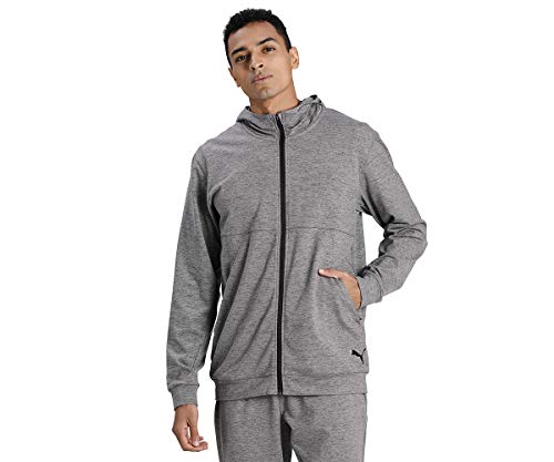 PUMA Trainings-Jacke, Kapuze Herren Grau - S / 44-46