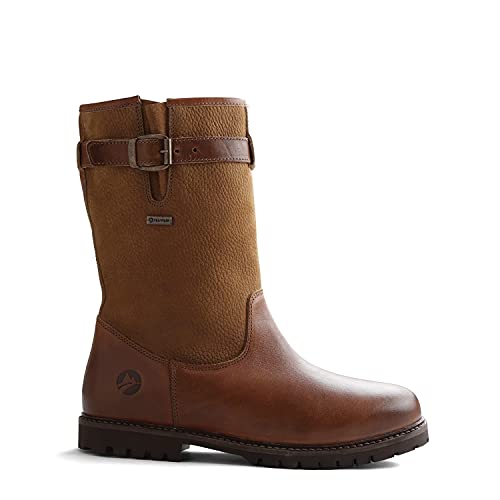 TRAVELIN Halbstiefel North Cape, Leder, gefüttert, braun Damen Braun - 36 / 24 cm