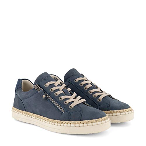 TRAVELIN Sneaker Arras, Leder Damen Blau - 37 / 24,7 cm