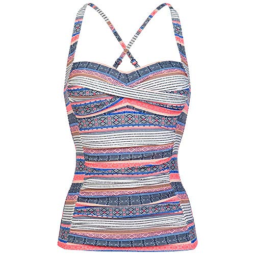 PROTEST MM FEMME 19 CCUP tankini top Seashelloffwhite 7610191-401
