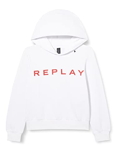 REPLAY Girls Sweatshirt butter white Kinder Sweatshirt SG2089-010-20238-012 - 6A / 118